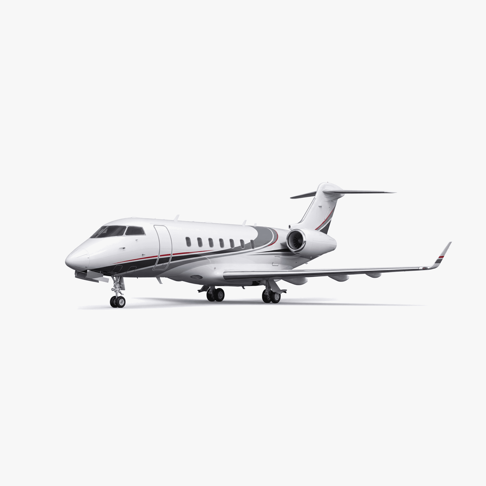 Challenger 800 3D view