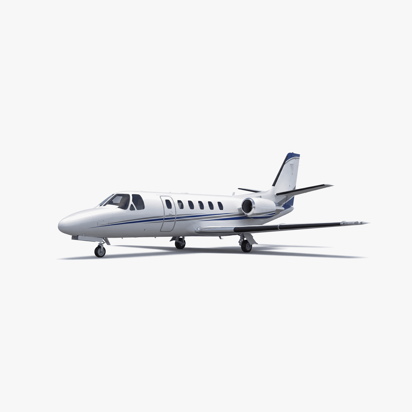 Citation Encore+ Midsize Jet private jet — 3D exterior view from VOLO charter fleet