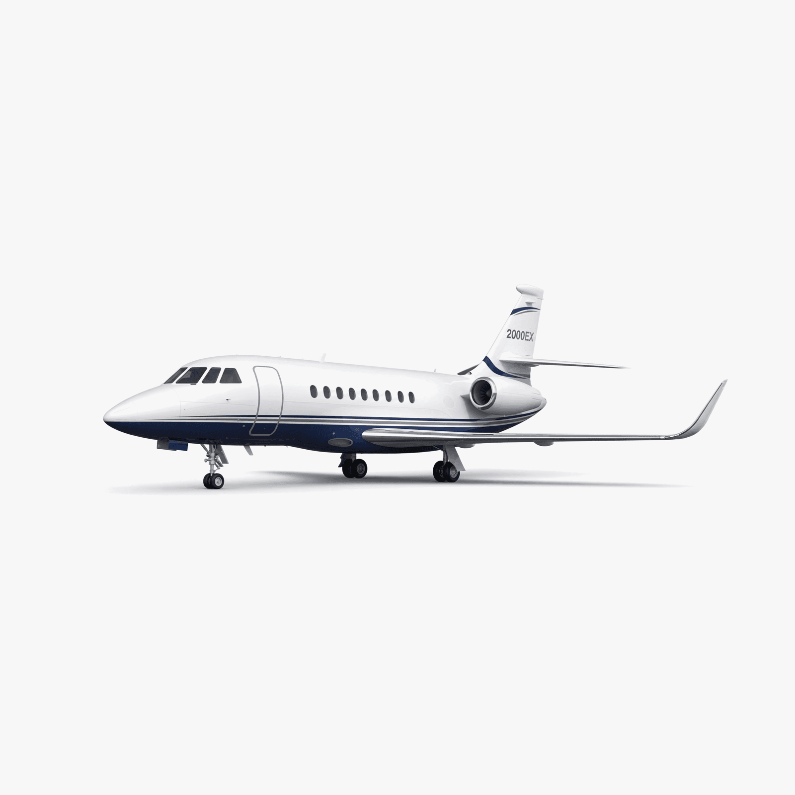 Falcon 2000EX 3D view