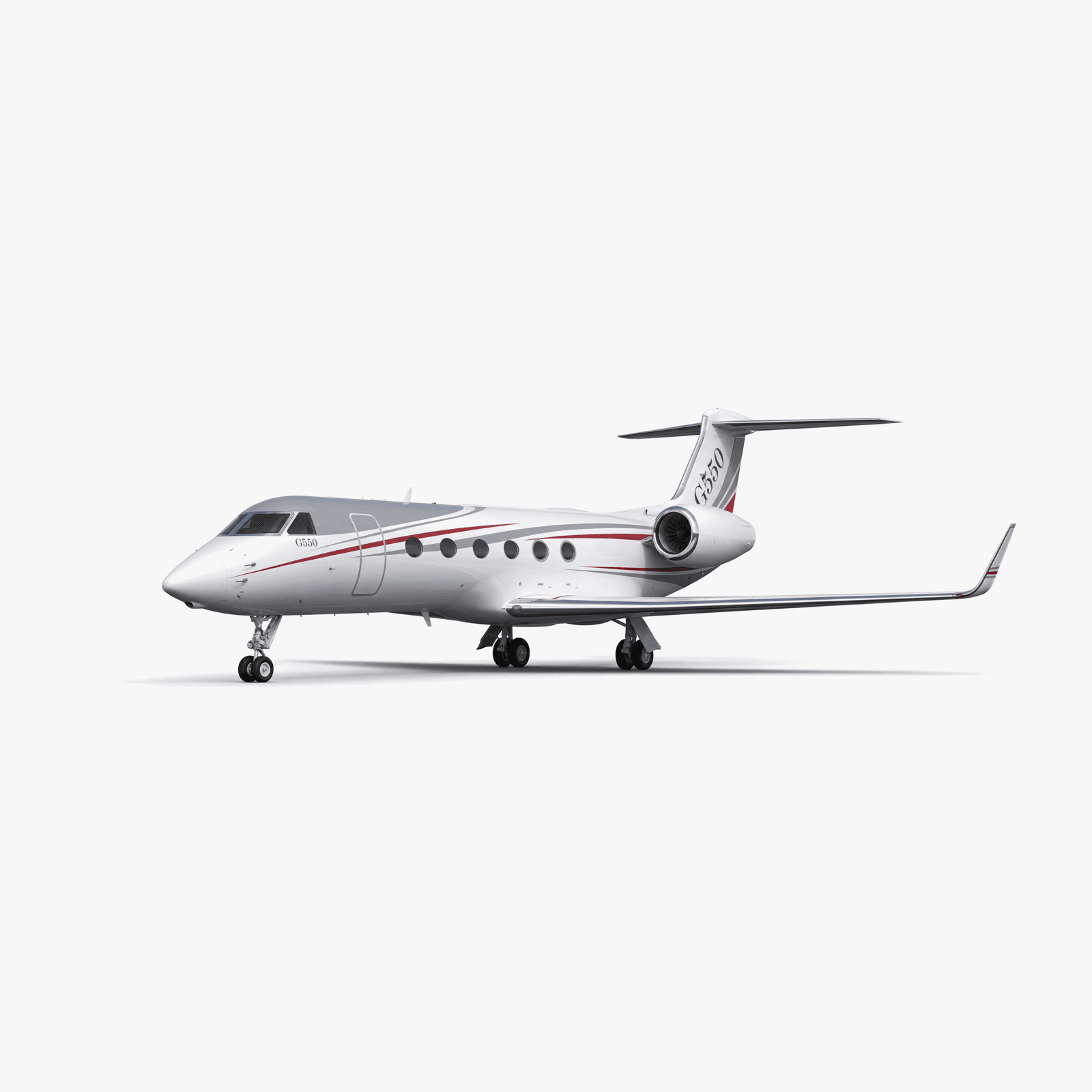 Gulfstream G550 3D view