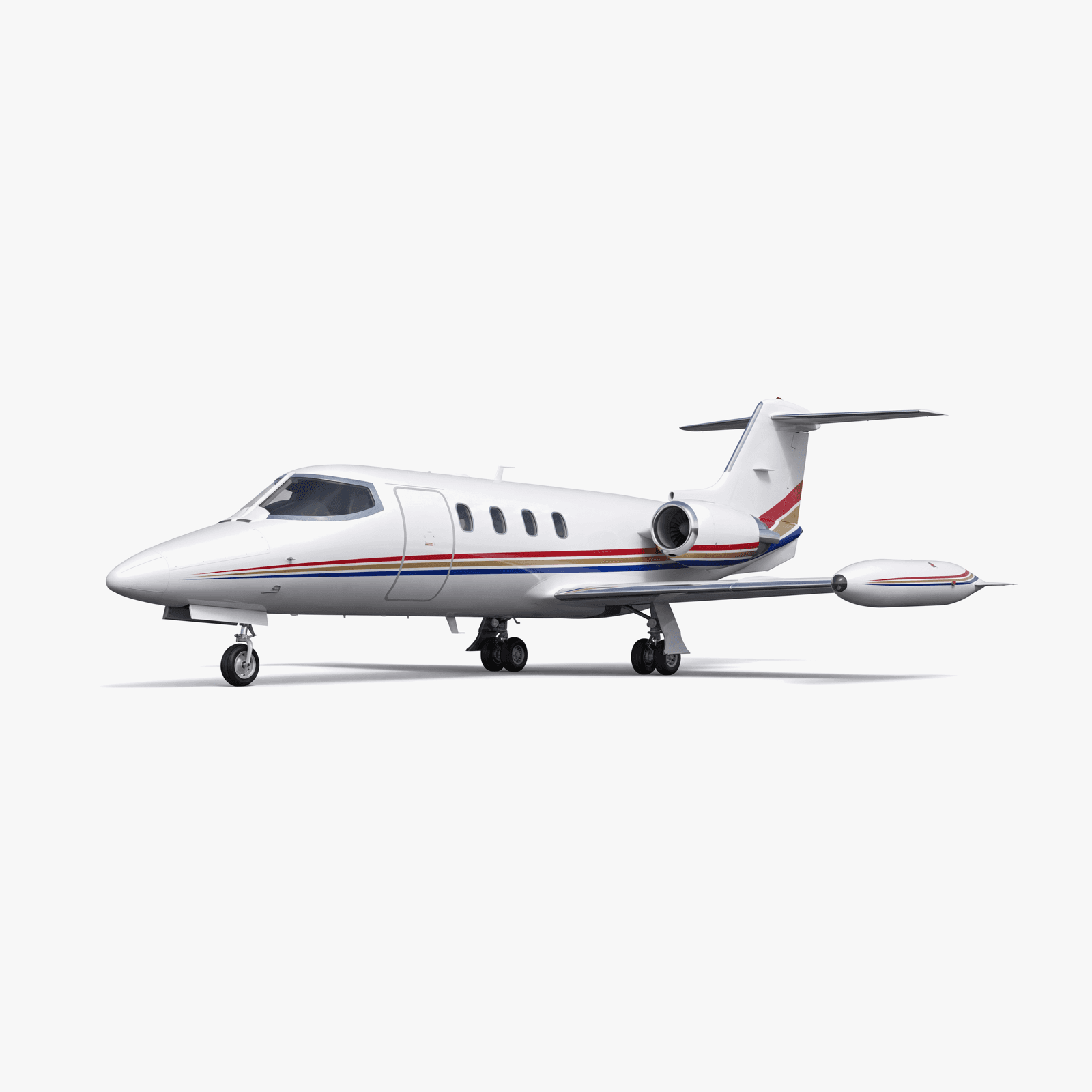 Learjet 28 3D view