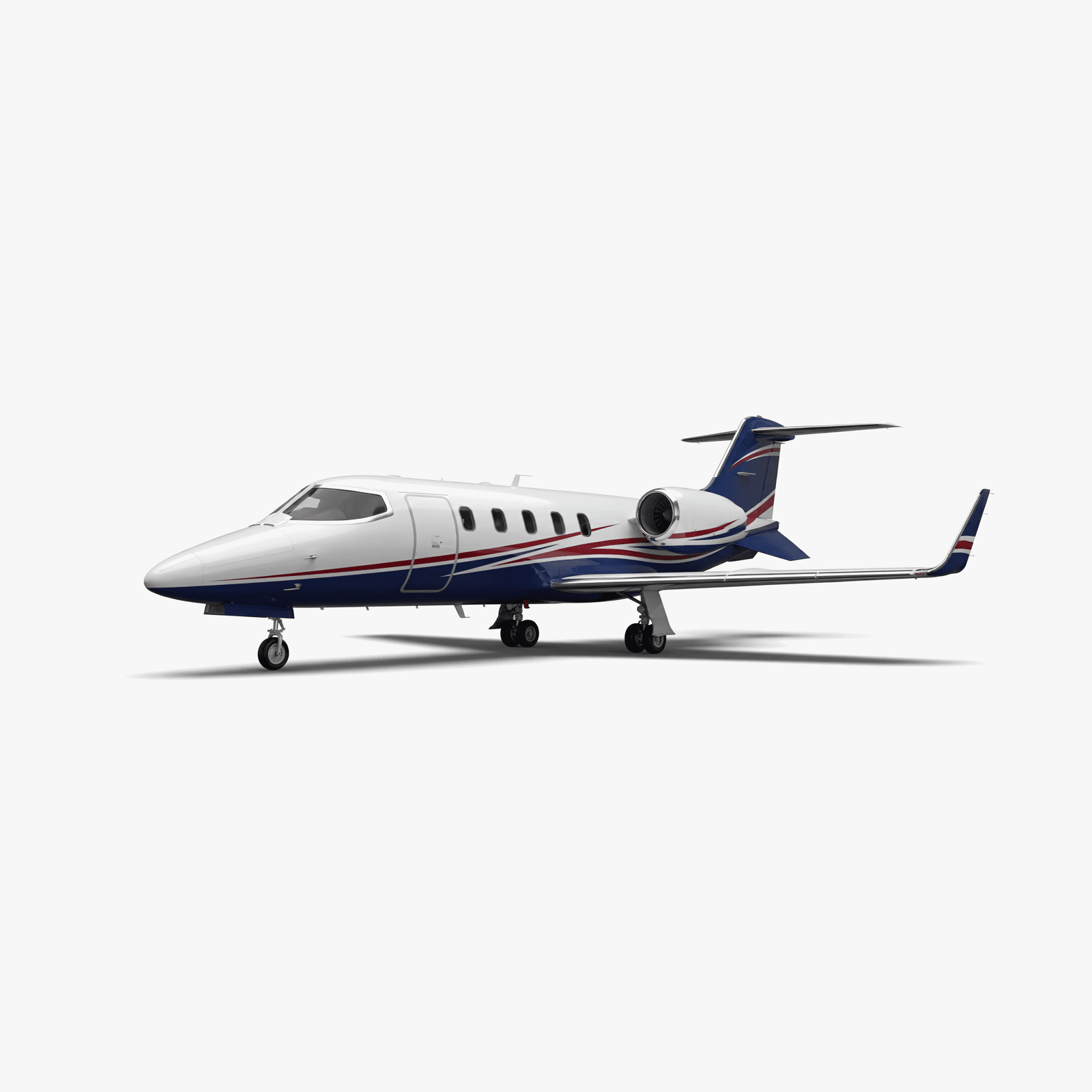 Learjet 31 3D view
