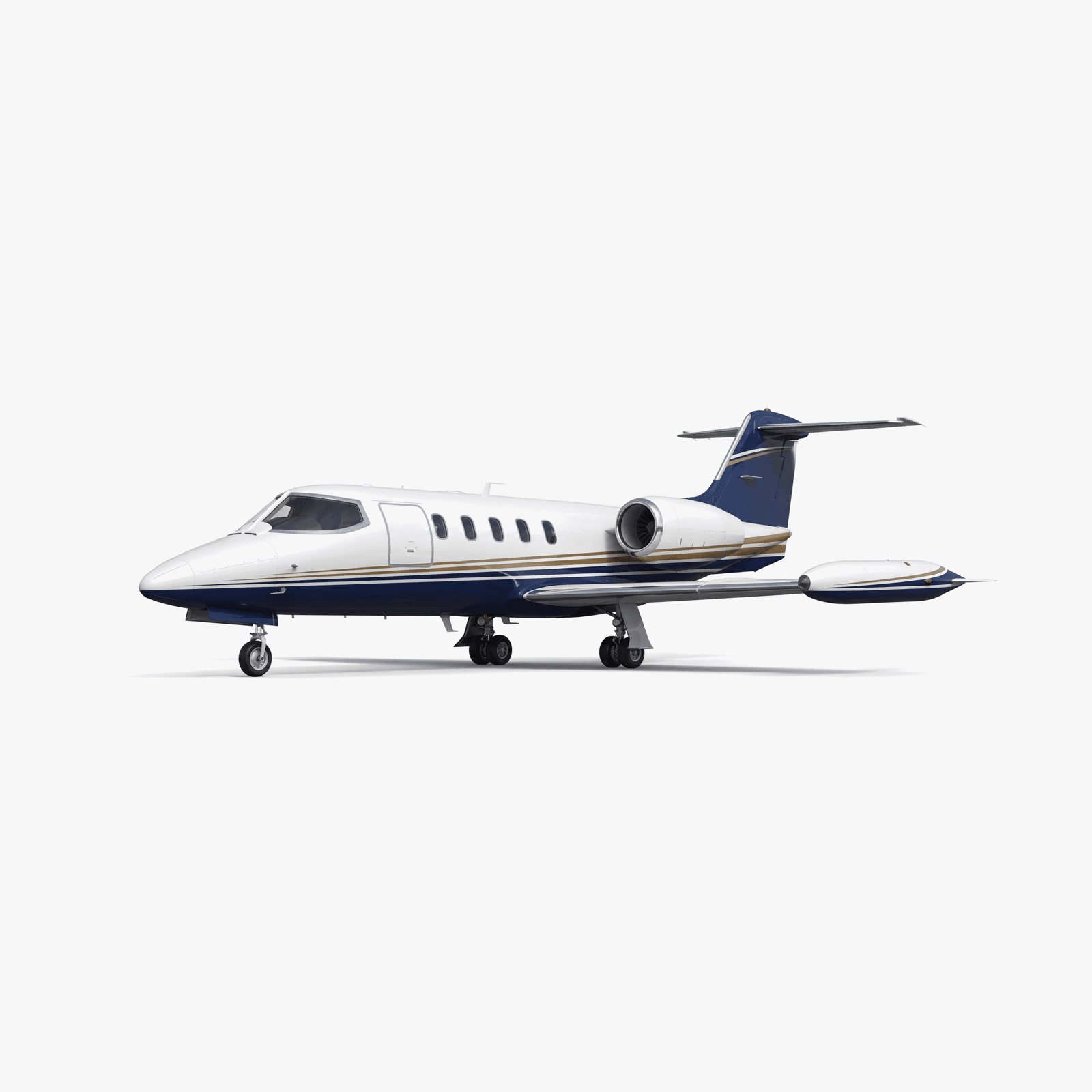 Learjet 35 3D view
