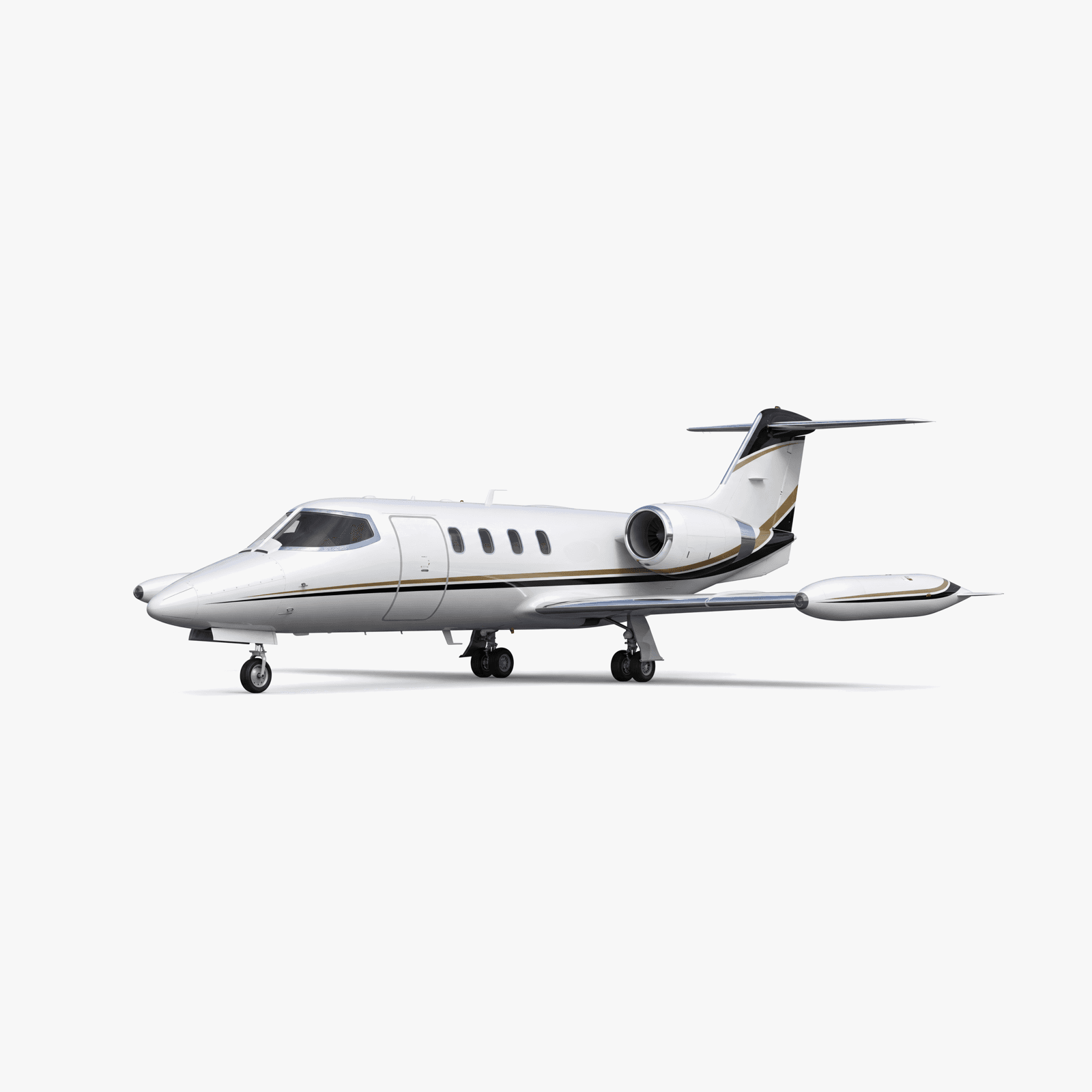 Learjet 36 3D view