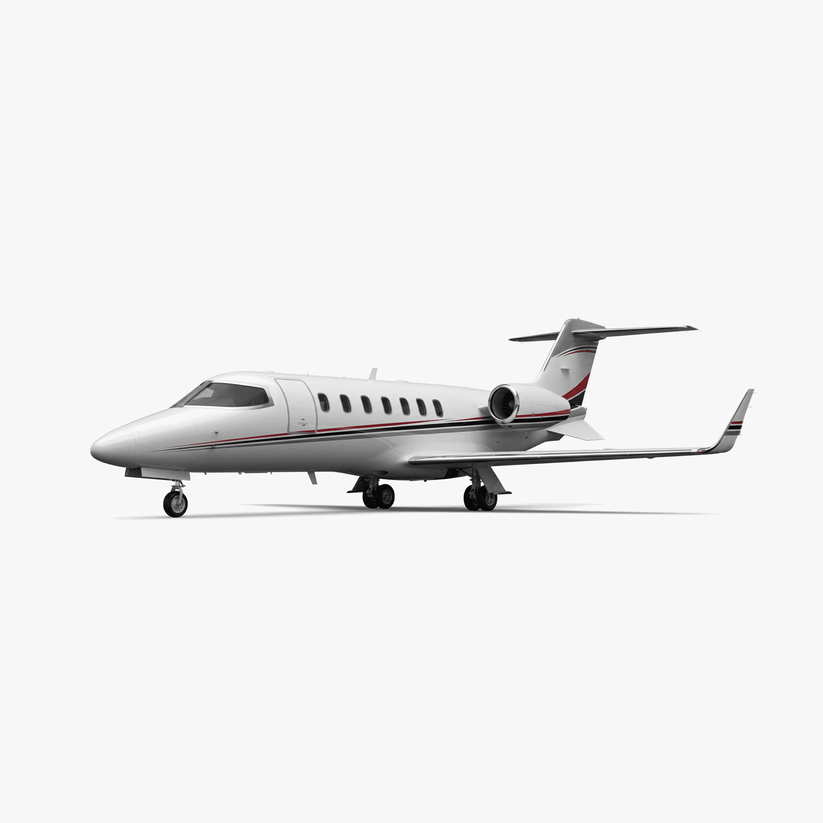 Learjet 40 3D view