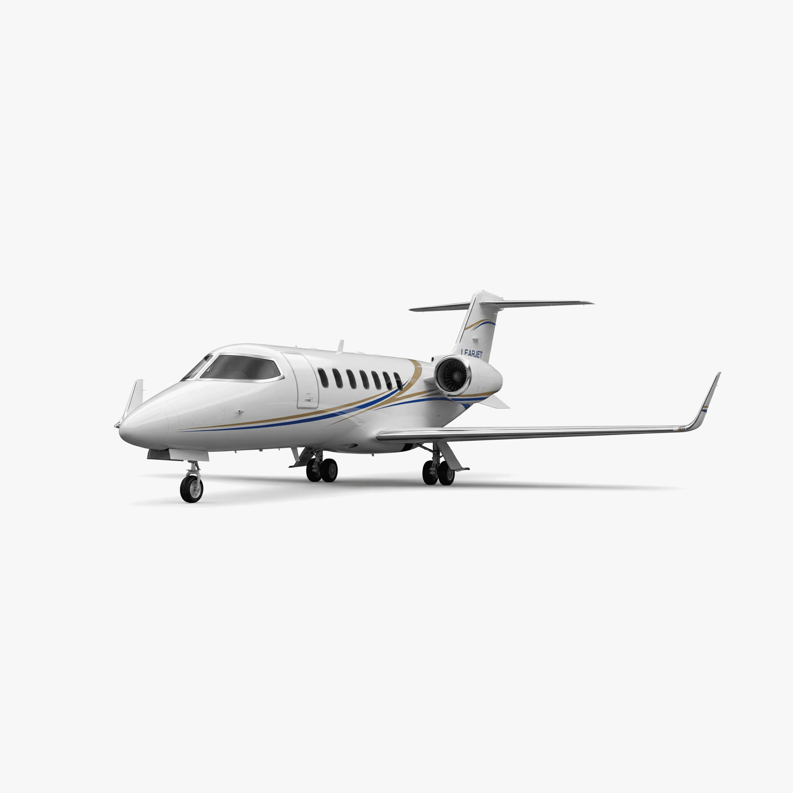 Learjet 75 3D view