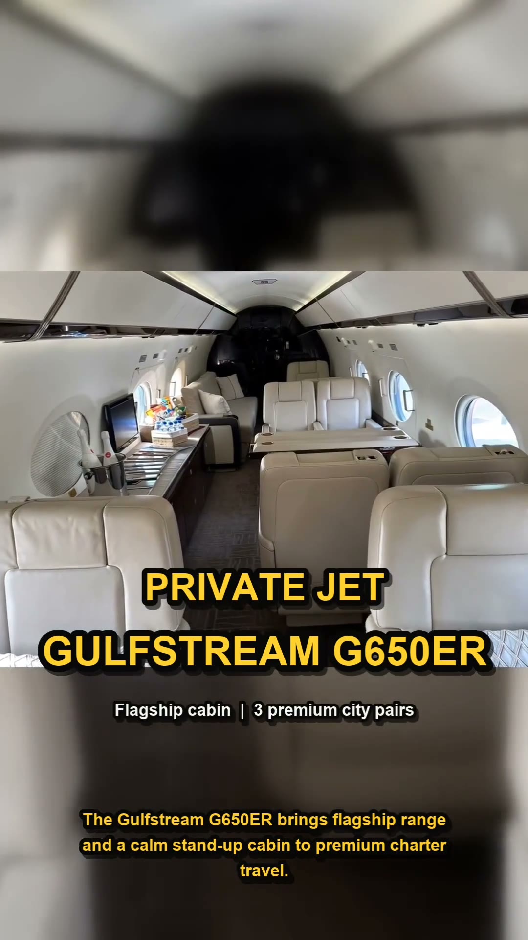 Gulfstream G650ER — 3 Premium City Pairs, Priced