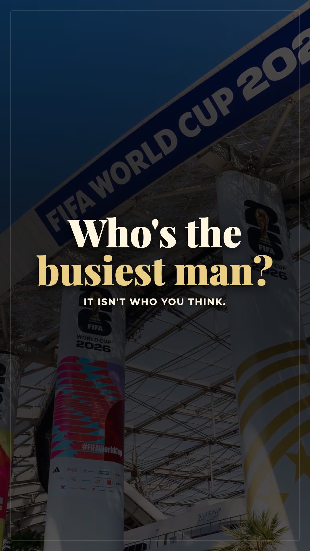 The Busiest Man at the World Cup Isn't Who You Think